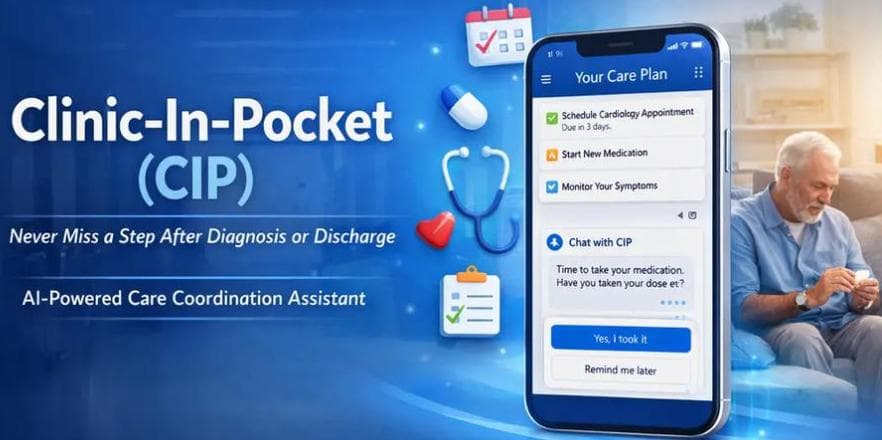 Clinic-In-Pocket post-hospitalization care workflow